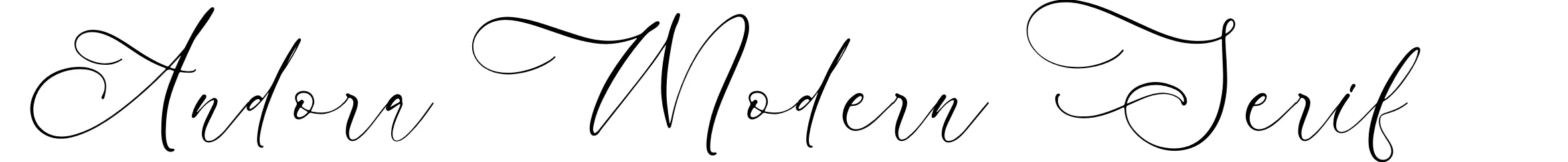 Andora Modern Serif