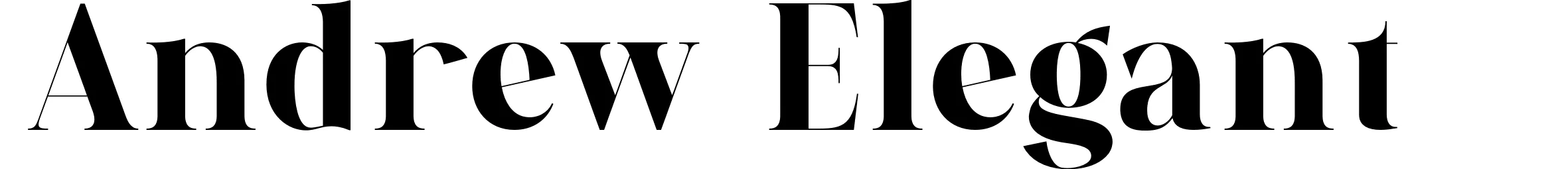 Andrew Elegant