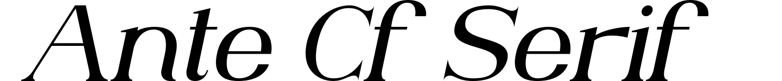 Ante Cf Serif