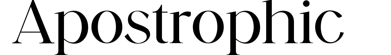 Apostrophic
