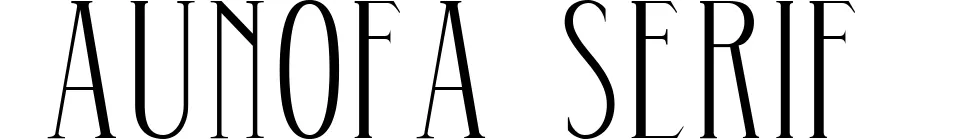 Aunofa Serif