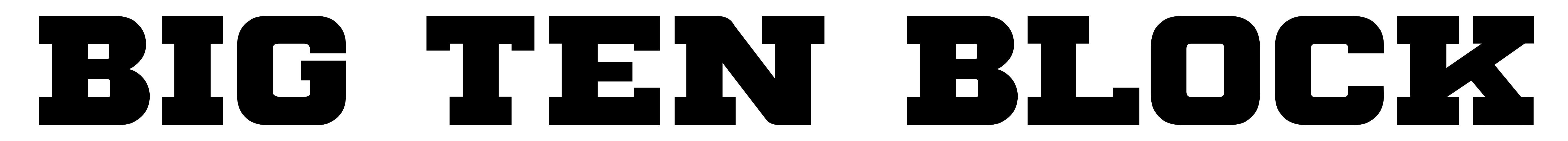 Big Ten Block