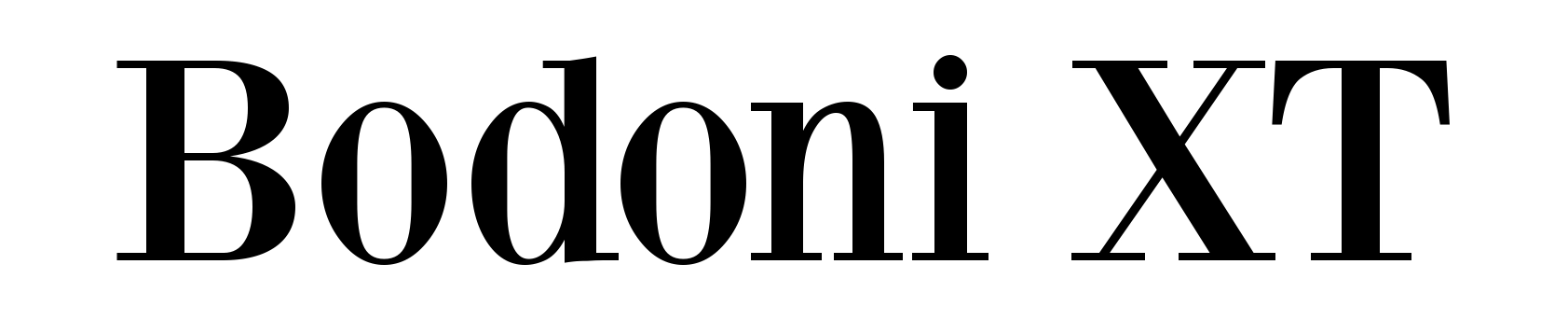 Bodoni XT