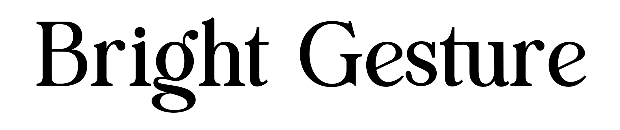 Bright Gesture