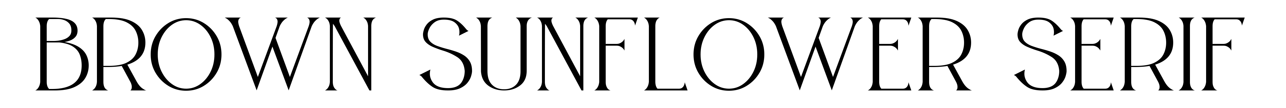 Brown Sunflower Serif