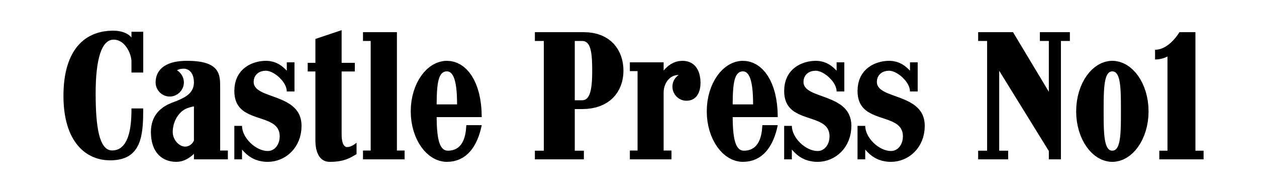 Castle Press No1