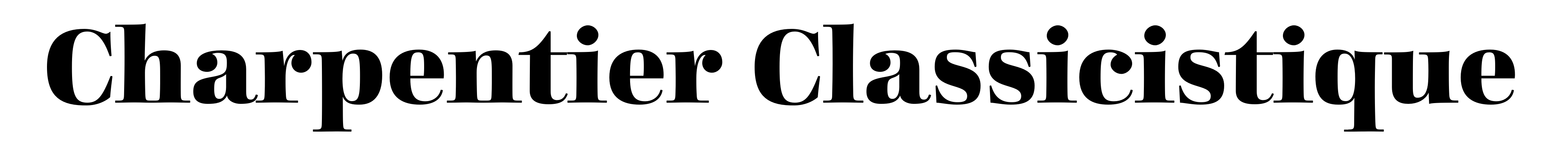 Charpentier Classicistique