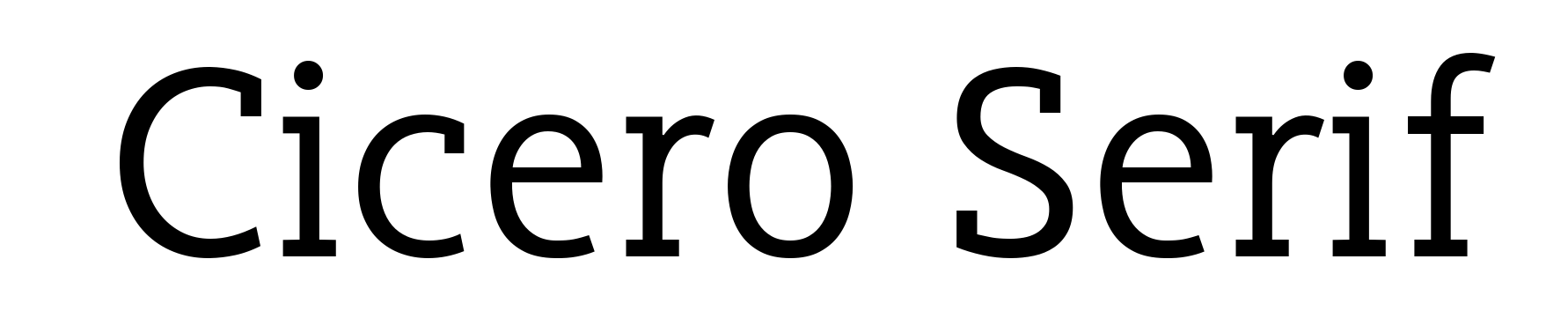 Cicero Serif