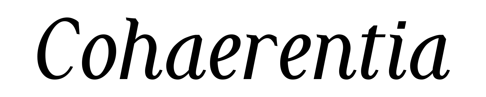 Cohaerentia