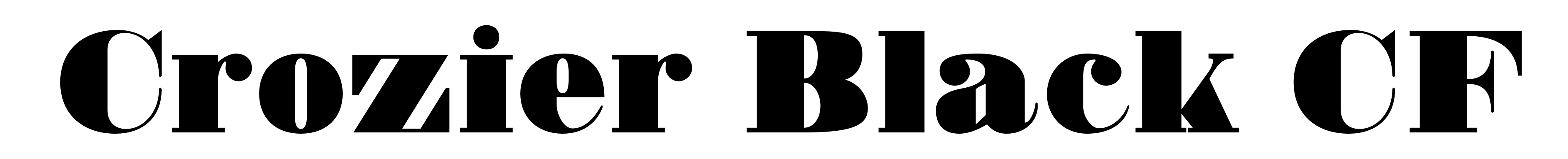 Crozier Black CF