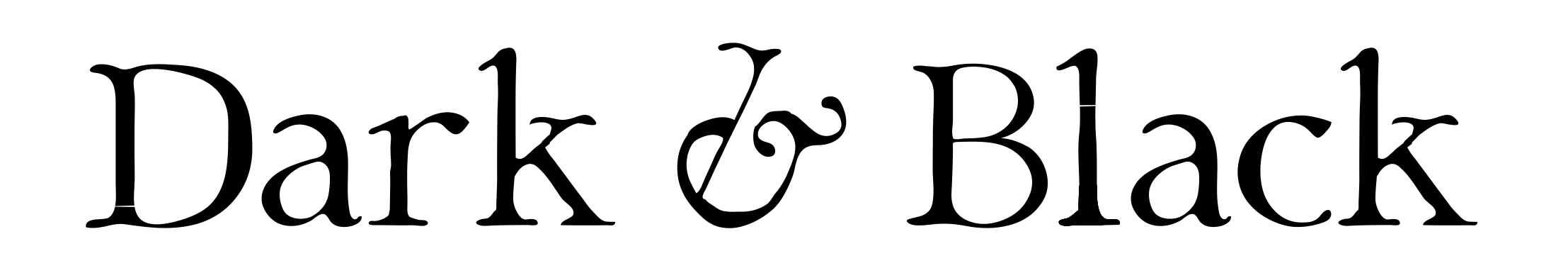 Dark & Black