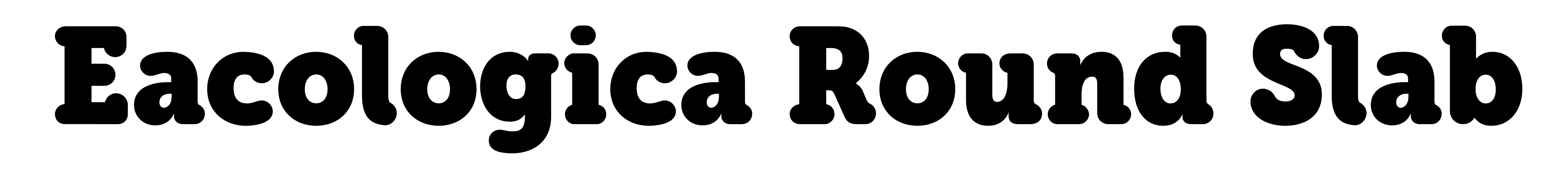 Eacologica Round Slab