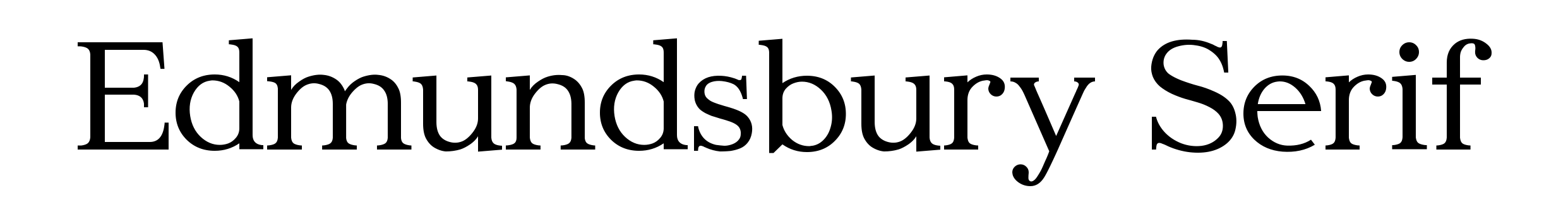 Edmundsbury Serif