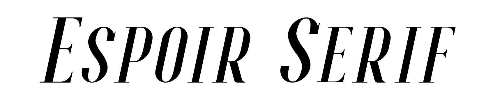 Espoir Serif