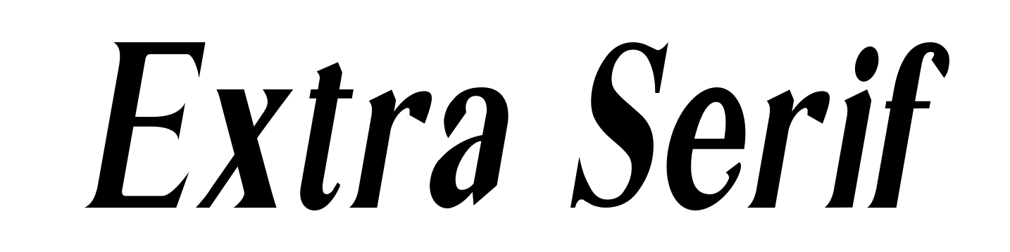 Extra Serif