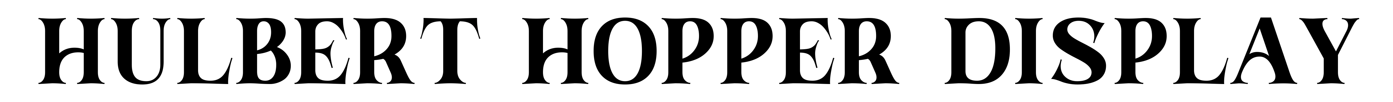 Hulbert Hopper Display