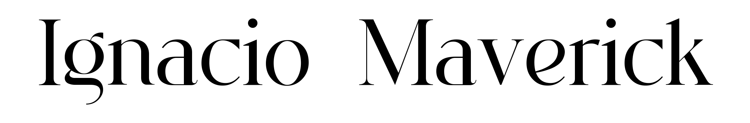 Ignacio Maverick