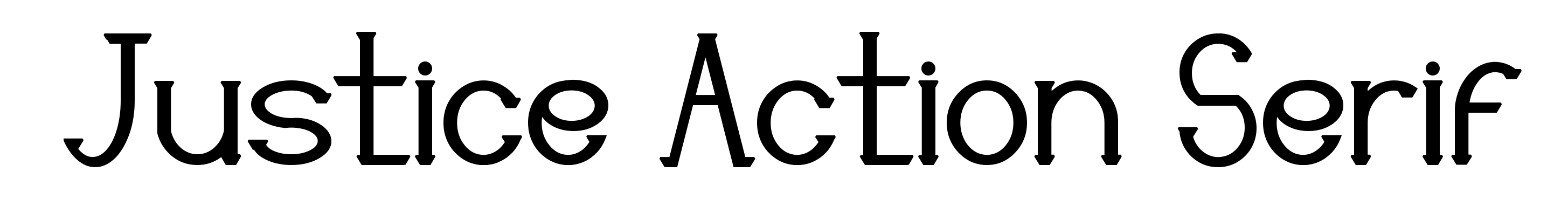 Justice Action Serif