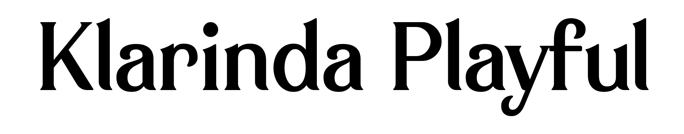 Klarinda Playful