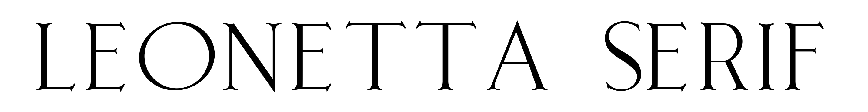 Leonetta Serif