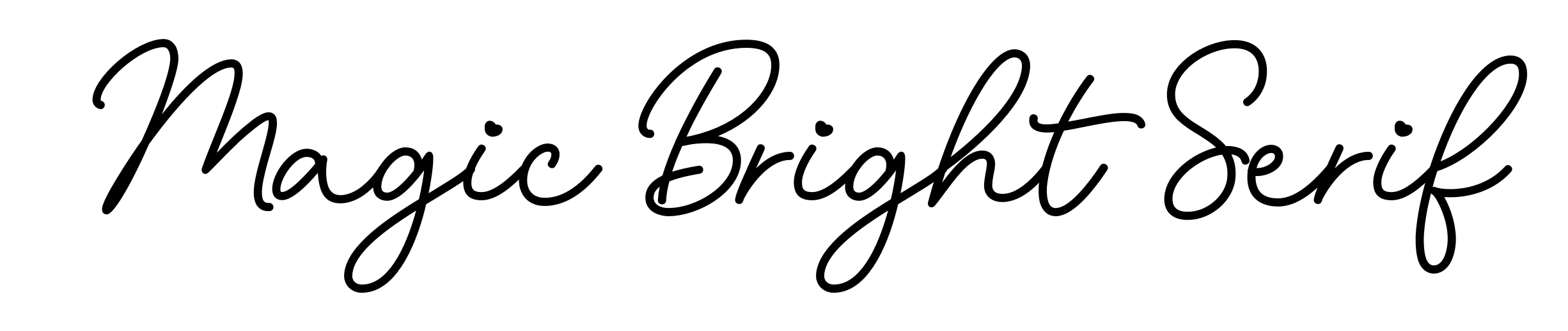 Magic Bright Serif
