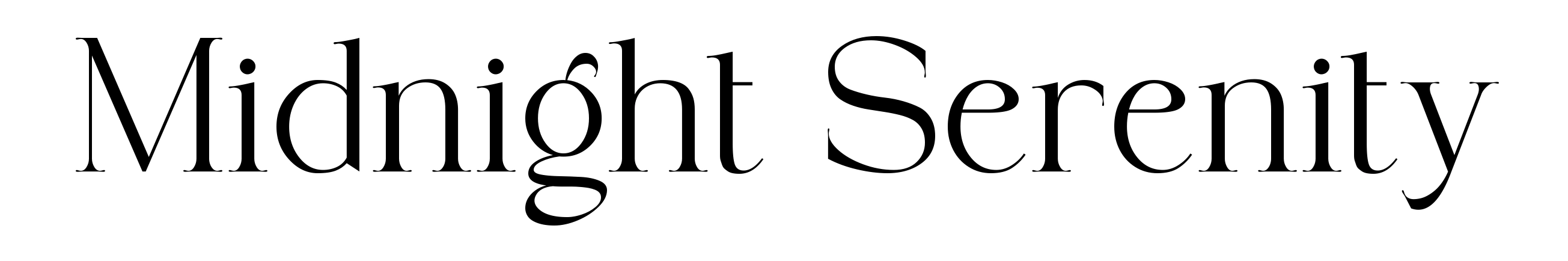 Midnight Serenity