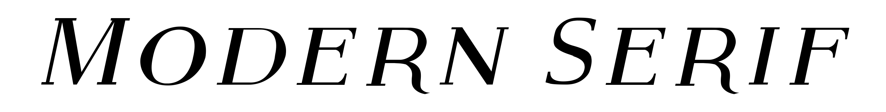 Modern Serif