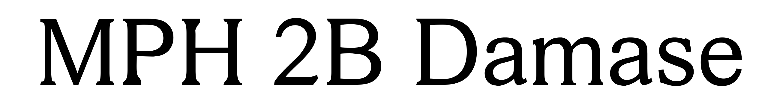 MPH 2B Damase
