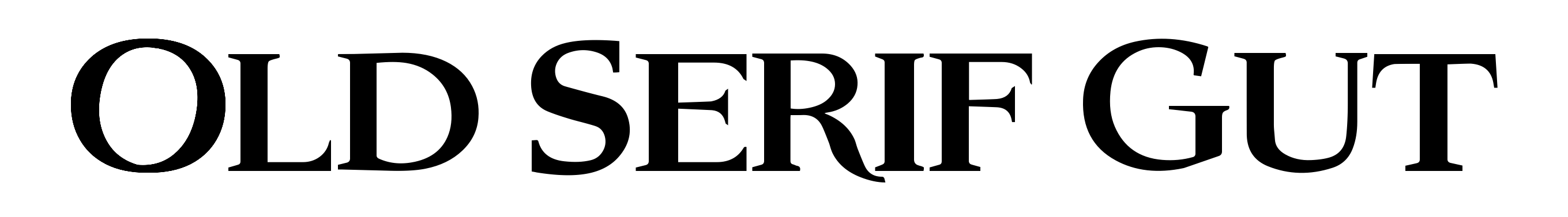 Old Serif Gut