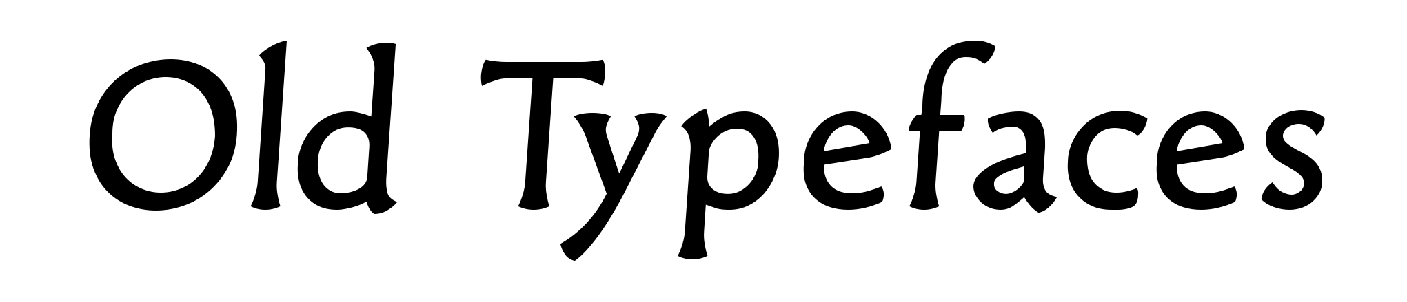Old Typefaces