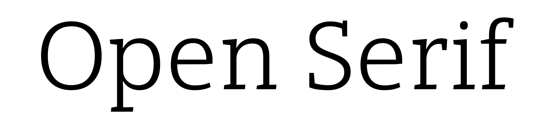 Open Serif