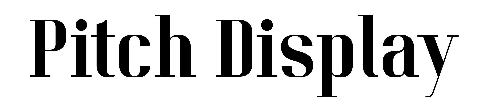 Pitch Display