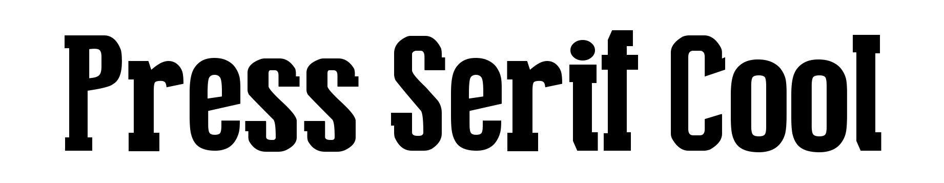 Press Serif Cool