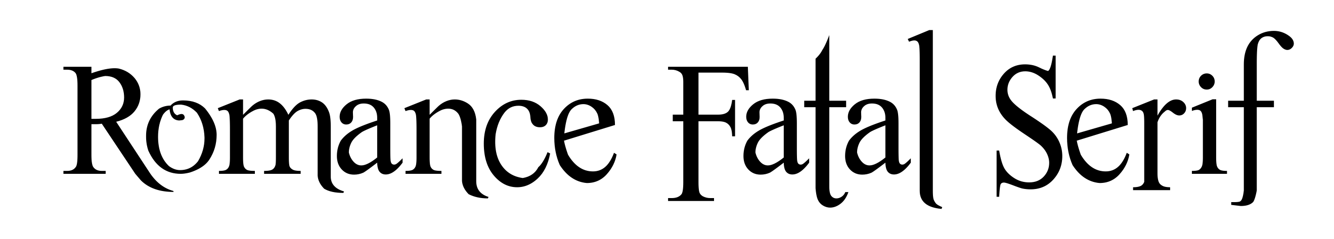 Romance Fatal Serif