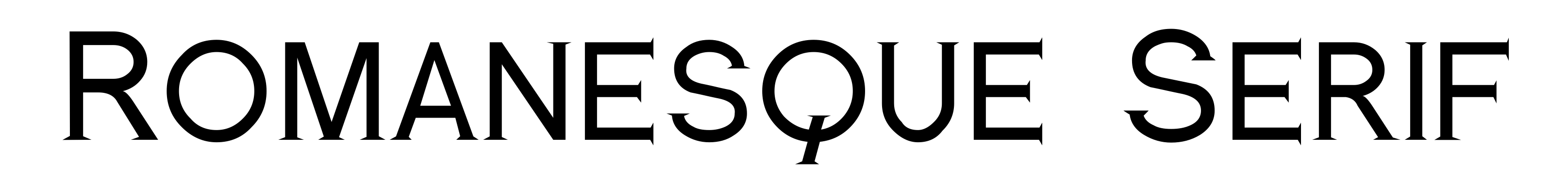 Romanesque Serif