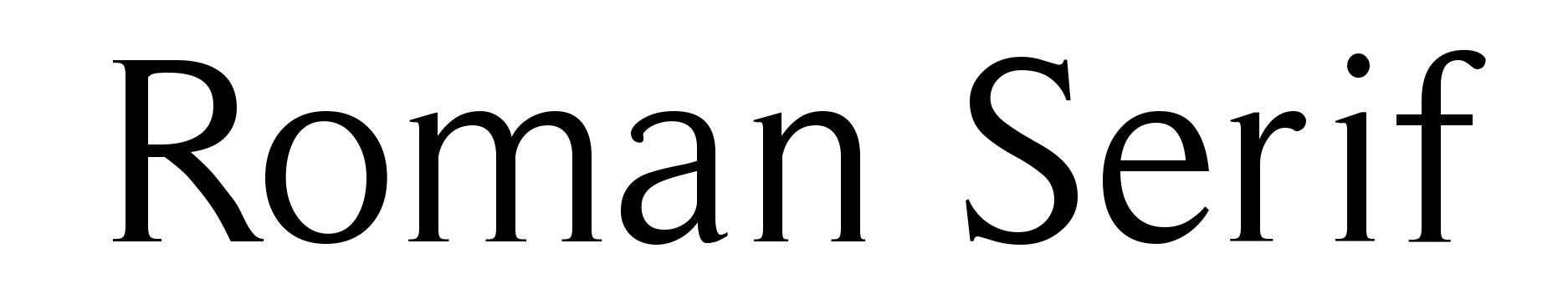 Roman Serif