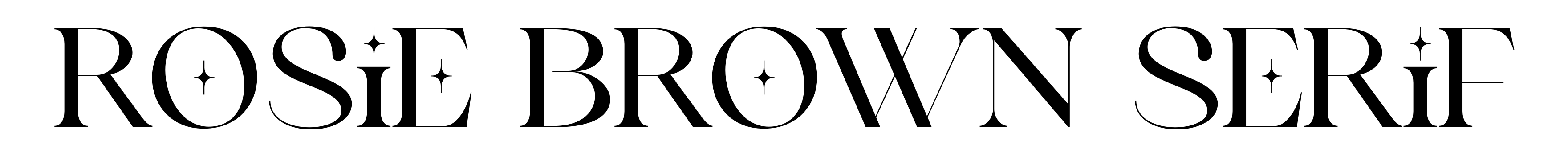 Rosie Brown Serif