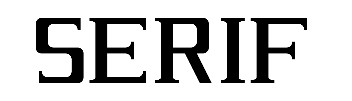 Serif?