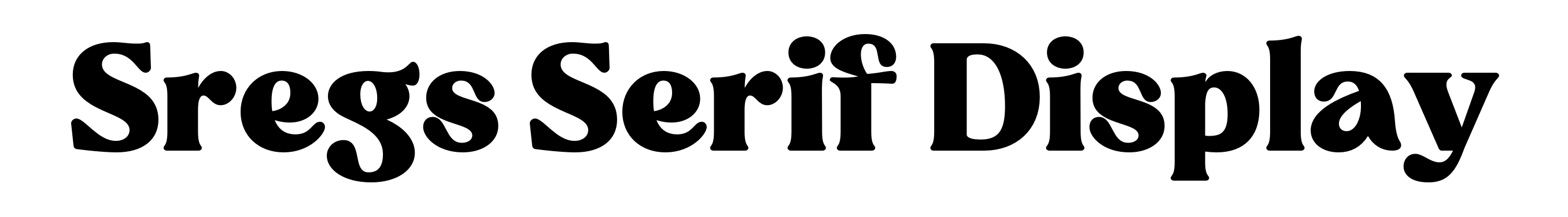 Sregs Serif Display