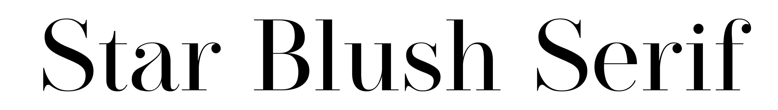 Star Blush Serif