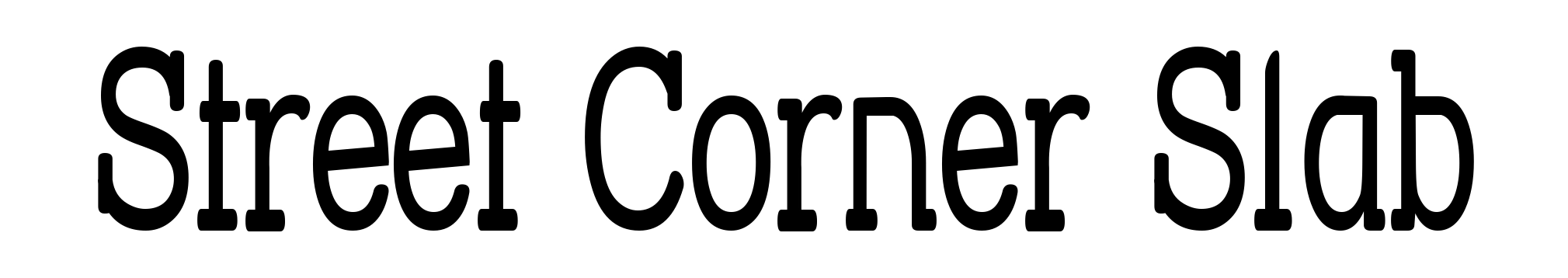 Street Corner Slab
