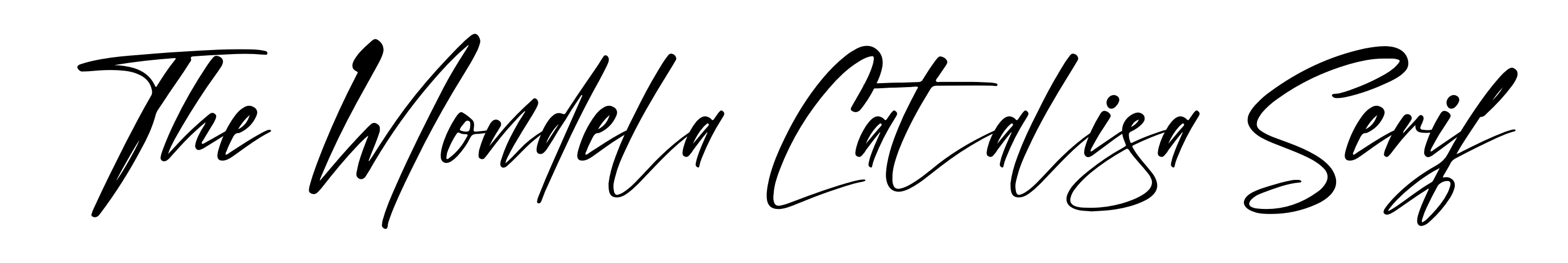The Mondela Catalisa Serif