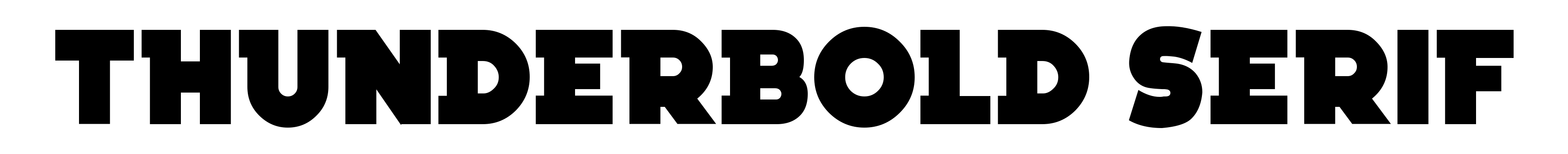 Thunderbold Serif