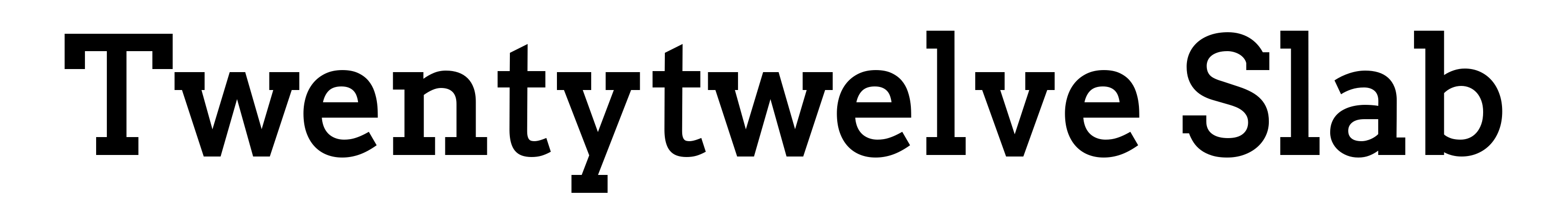 Twentytwelve Slab