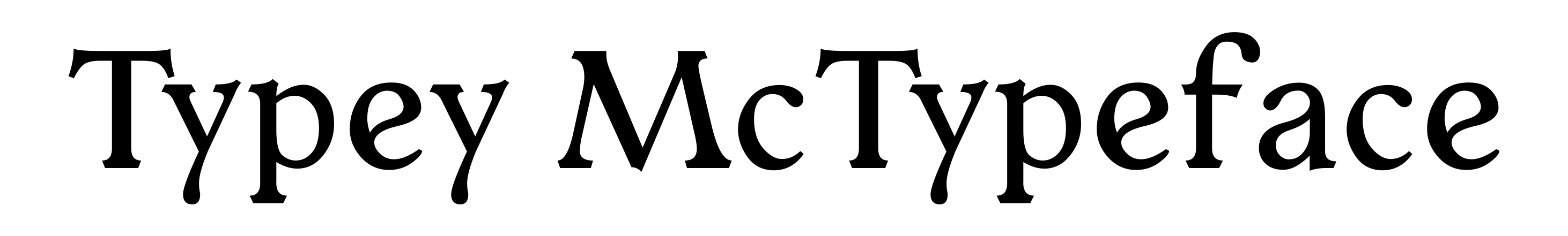 Typey McTypeface