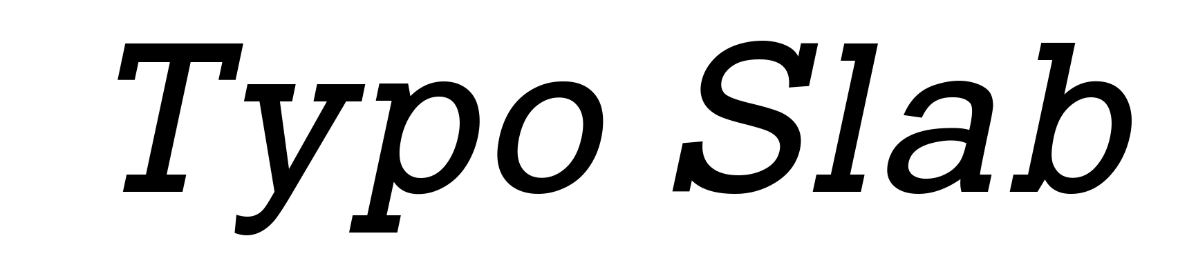 Typo Slab