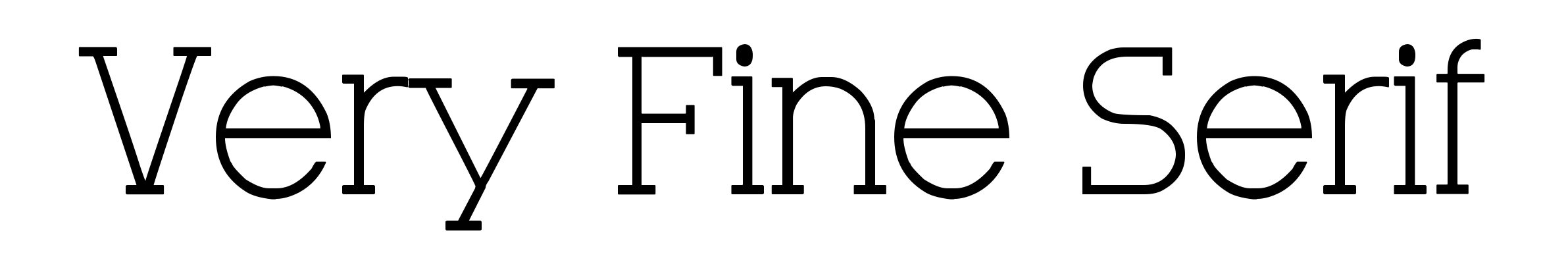 Very Fine Serif