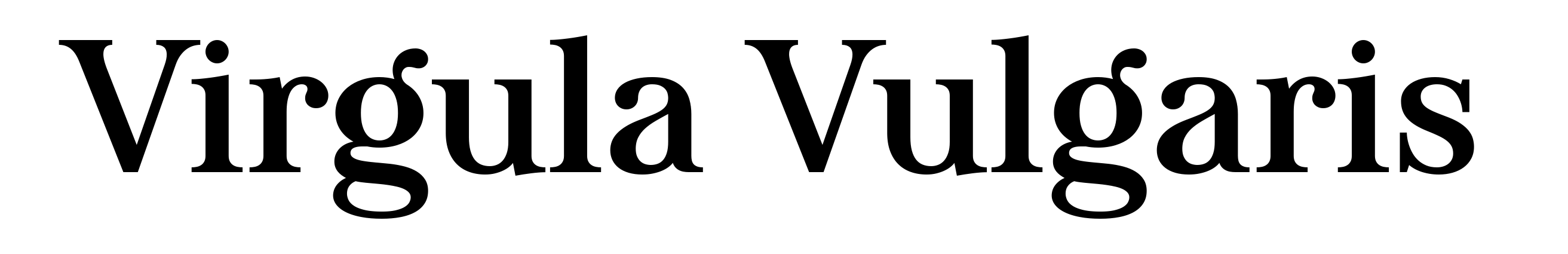 Virgula Vulgaris