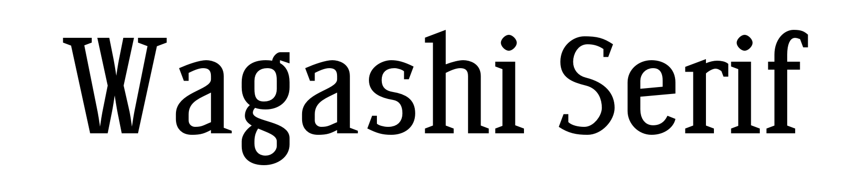 Wagashi Serif