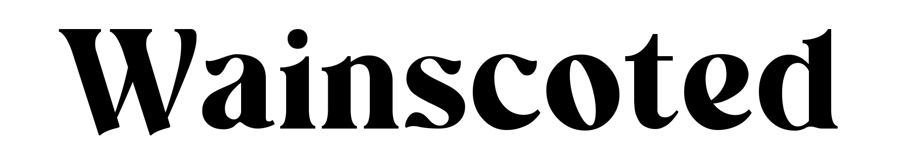 Wainscoted